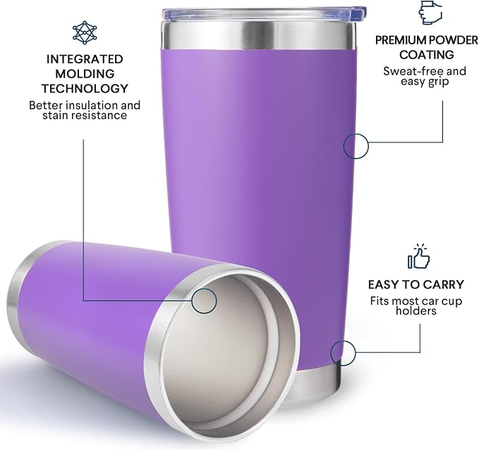 Volhoply 20oz Stainless Steel Tumbler - Image 4