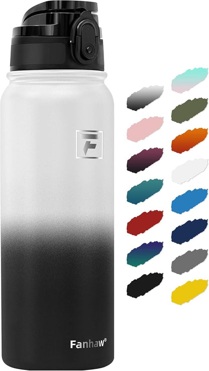 Fanhaw 20 oz Insulated Stainless Steel Water Bottle by FANHAW