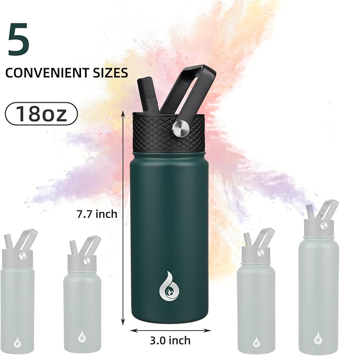 BJPKPK 18oz Insulated Water Bottle - Image 4
