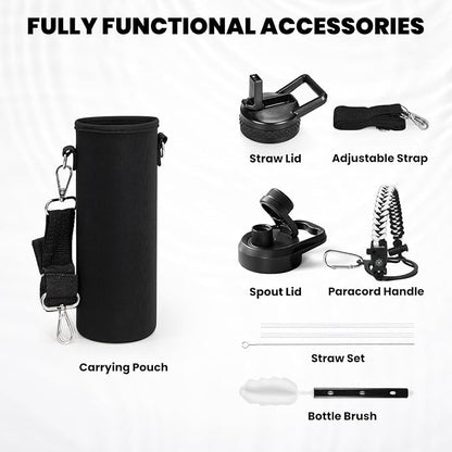 RAYMYLO Insulated Water Bottle 24 oz, Triple Wall Vacuum Stainless Steel | - Image 6