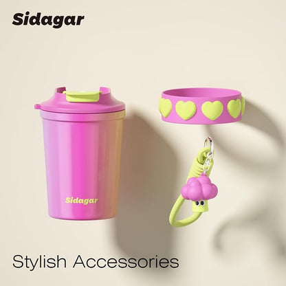 SDGA+ 12 oz Travel Coffee Mug Spill Proof Leak Proof, Stainless Steel Thermal - Image 5