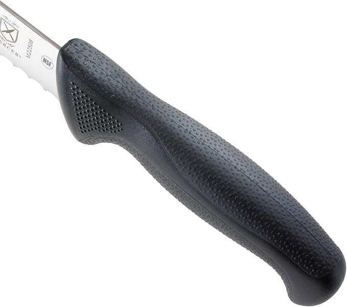 Mercer Culinary M22508 Millennia Black Handle, 8-Inch Wavy Edge, Bread Knife - Image 4