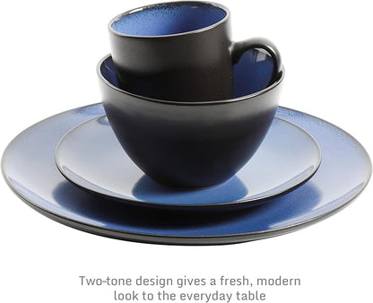 Gibson Elite Soho Lounge Round Reactive Glaze Stoneware Dinnerware Set - Image 5