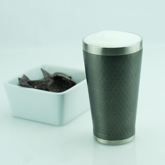 Minimal Double Wall Vacuum Insulated Tumblers, Ultra Slim Embossed Body - Image 3
