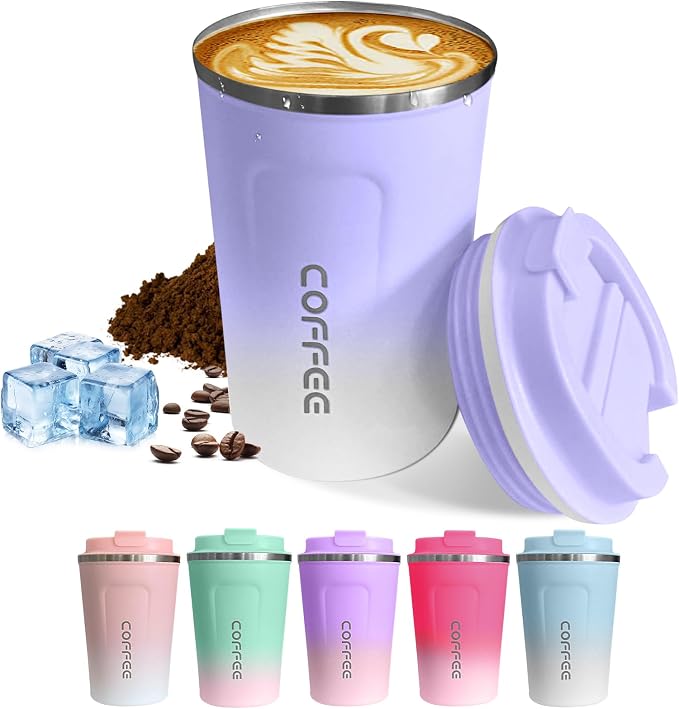 SPLMIFA Travel Coffee Mugs Leak-Proof, Reusable Coffee Cup by SPLMIFA