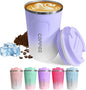 SPLMIFA Travel Coffee Mugs Leak-Proof, Reusable Coffee Cup by SPLMIFA