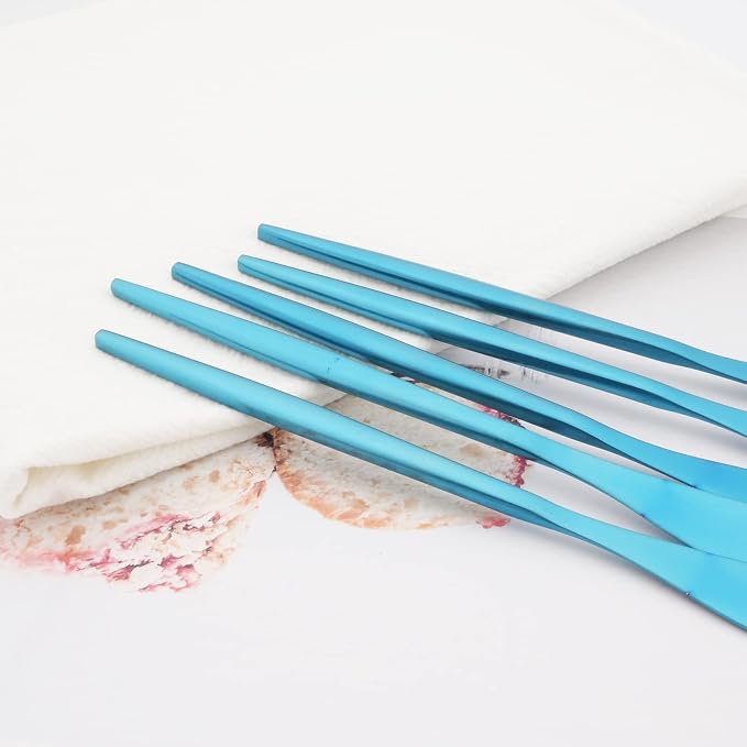 10 Pcs Blue Cheese Spreader Knife, Stainless Steel Butter Spreader Serving - Image 4