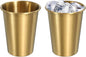 uxcell 2 Pcs Stainless Steel Cups, 12oz/350ml Metal Cups Double Wall Tumbler by uxcell
