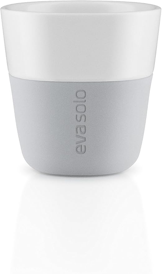 Eva Solo | 2 Espresso Tumbler Mugs | 3 oz Porcelain Coffee Cup Tumblers by EvaSolo