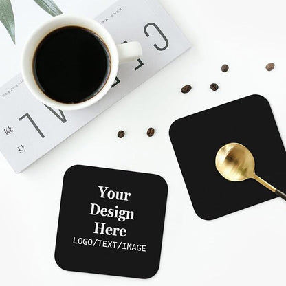 Custom Coasters with Logo Personalized Leather Coasters Bulk | Customized - Image 5