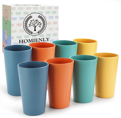 Homienly Reusable Plastic Cups by HOMIENLY