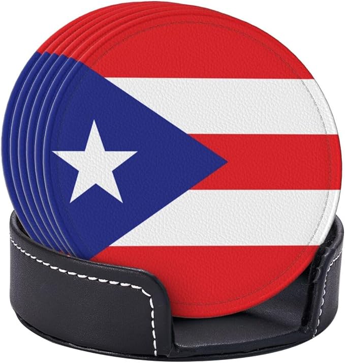 Puerto Rico Flag Coasters for Drinks - Image 8