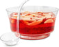 JAYE & BLAKE Premium Acrylic Punch Bowl with Ladle | 12”W x 6”H Clear Design Glass Like Quality & Durable Acrylic Bowls | 1.5 Gallon (6 quarts) Punch Bowl For Parties, Holidays, Schools, Halloween