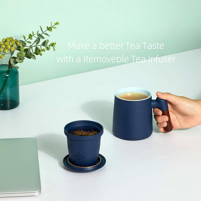 ZENS Tea Mug with Infuser and Lid - Image 2