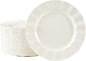 72 Pack Ivory Plastic Plates, Thanksgiving by NZVCNTableware