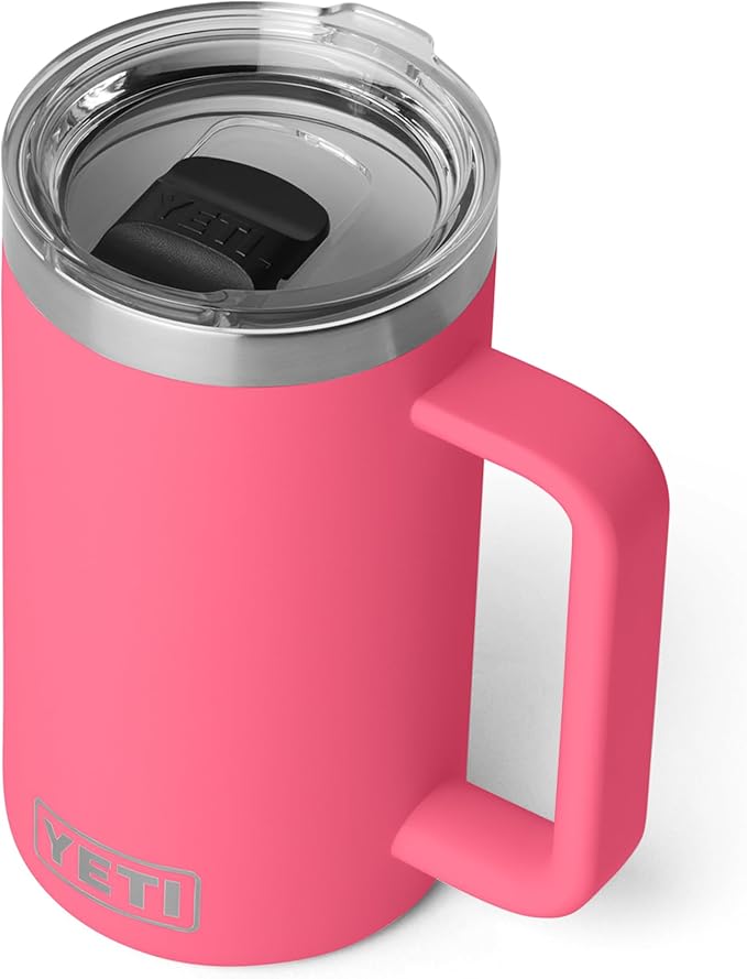 YETI Rambler 24 oz Ceramic Lined Stackable Mug 2.0, Vacuum Insulated, Stainless - Image 2