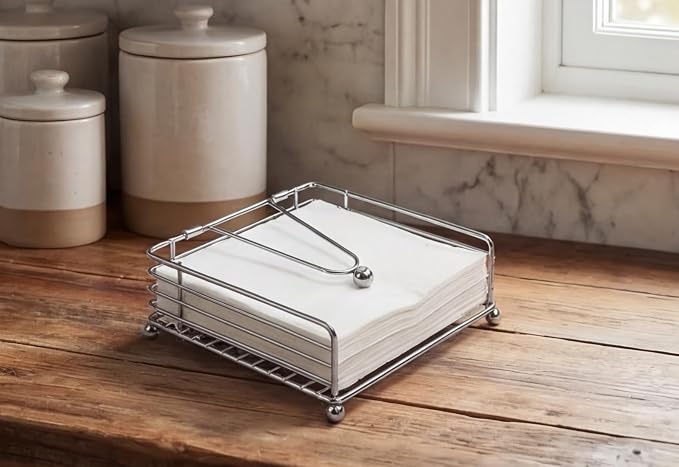 hiwafifi Napkin Holder for Table, Flat Napkin Dispenser - Image 5
