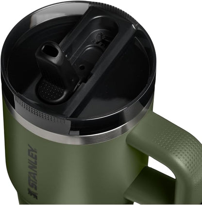 STANLEY Quencher ProTour Flipstraw Tumbler, 20 oz, Dried Pine | Built-In Straw - Image 2