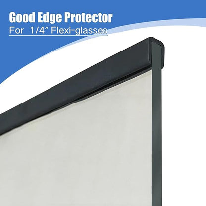 Rubber Edge Trim, 1/4" U Channel Edge Trim, Edge Protector - Image 4
