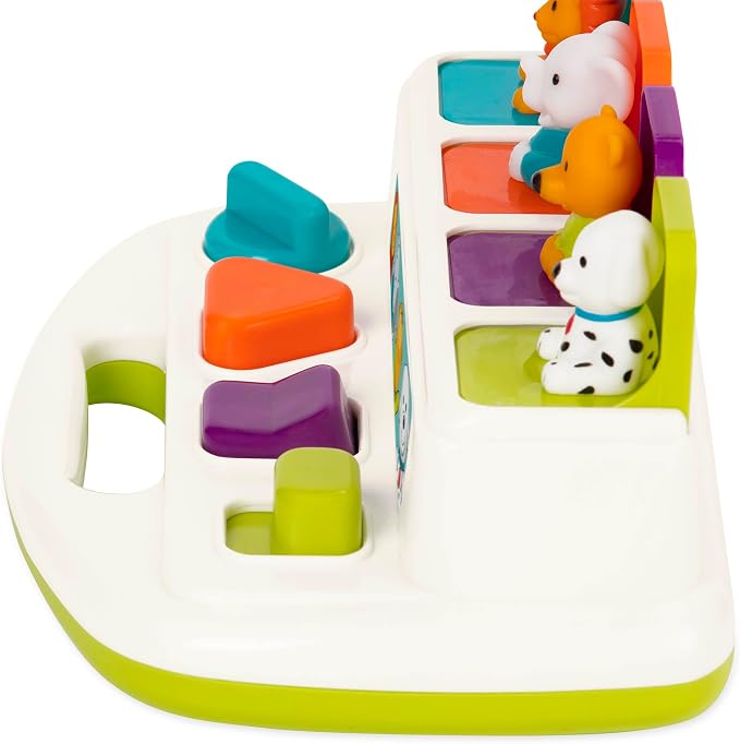 Battat Pop-Up Toy, Pop-Up Pals Cause-and-Effect Animal Toy, 4 Pals | 4 animal - Image 9
