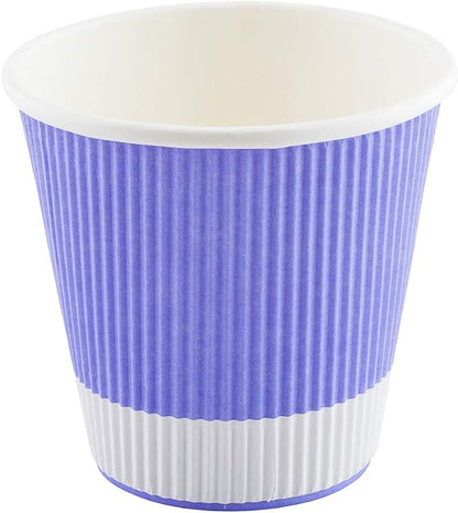 Restaurantware 8 Ounce Double Wall Disposable Coffee Cups, 500 Insulated Light - Image 5