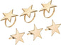 uxcell Metal Napkin Rings Set of 6, Star Napkin Ring Holder Buckle by uxcell
