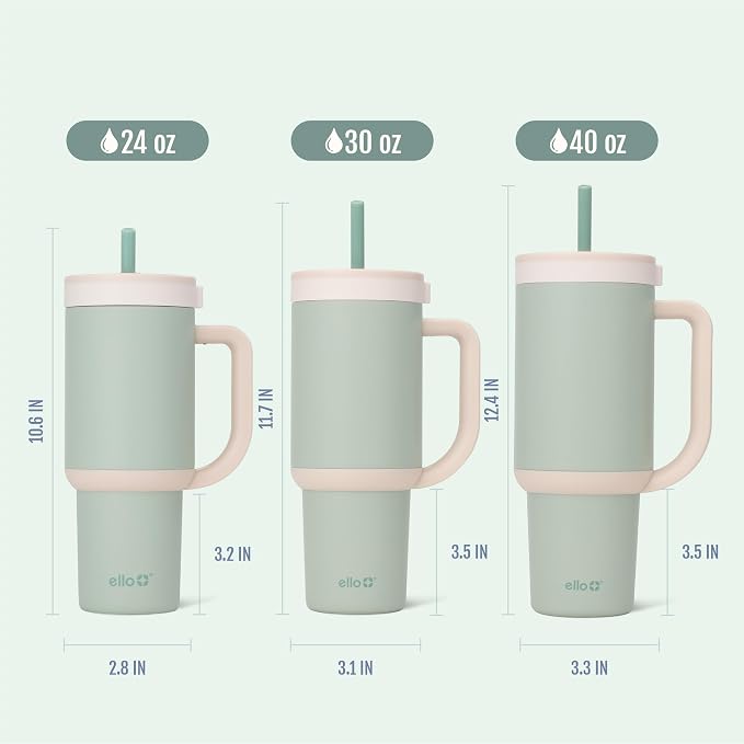 Ello Oasis 24oz Insulated Stainless Steel Tumbler - Image 8