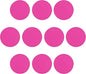 10 Round Foam Bud Coasters Pack, 4 inch - PU Foam, Party Favor - Neon Pink