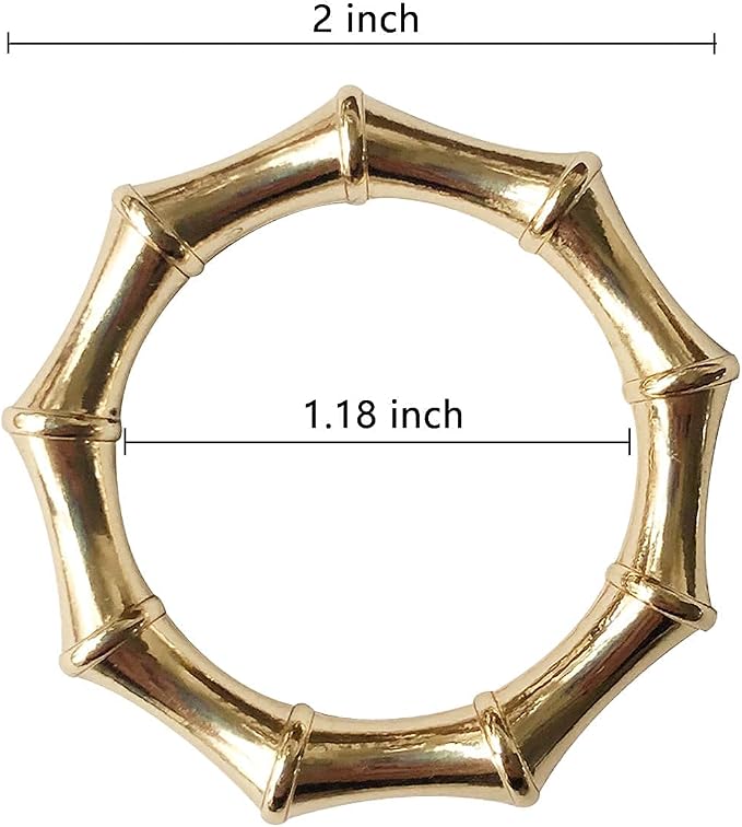 Napkin Rings Set of 6, Family Dinner, Thanksgiving, and Party - Image 6