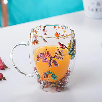 NBHUZEHUA Double Wall Glass Coffee Mugs Clear Cups - Image 6