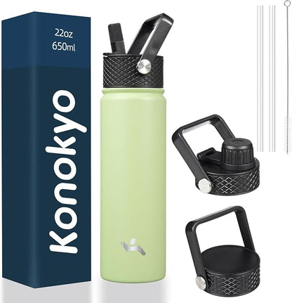 Konokyo 22 oz Insulated Stainless Steel Water Bottle by Konokyo