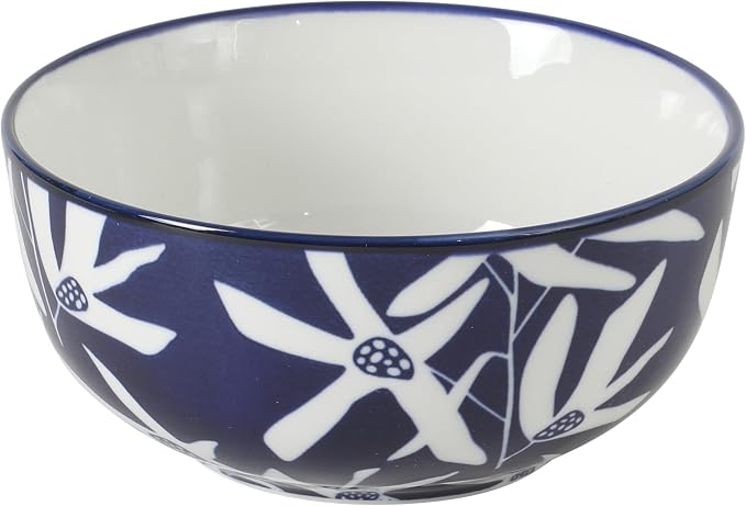 Gibson Home Ivory Estate 4-Piece Cereal Bowl Set, 5.5 Inch Round Stoneware Bowls - Image 7