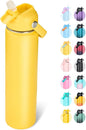 Fijinhom 24oz Insulated Stainless Steel Water Bottle, Wide Mouth Double Wall by Fijinhom