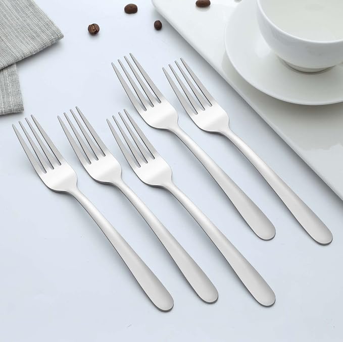 36 Piece Salad Forks, 7 Inch Small Forks in Stainless Steel mirror polished and - Image 5