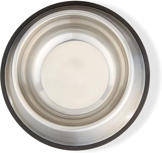 Amazon Basics Stainless Steel Non-Skid Dog Water And Food Bowls, Dishwasher Safe - Image 4