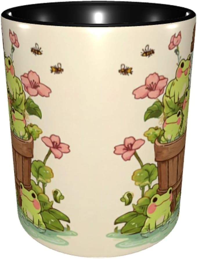 FyLybois Frog Coffee Mug 11 Ounce Mugs Ceramic Tea Cup Drinking Water Cups | - Image 2