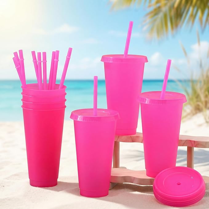 Honeydak 60 Pack Tumbler with Straw and Lid Bulk Cups - Image 2