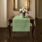 Signature Linen™ by D'Moksha Sage Green Table Runner 36 Inches, 100% Pure Linen by DMokshaHomes