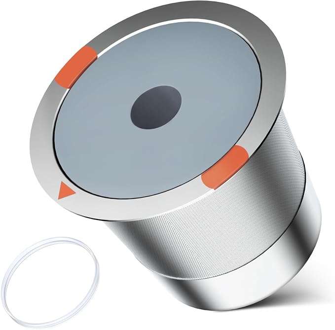 Reusable K Cups and Coffee Pods, Universal Stainless Steel K Cups by NOALTO