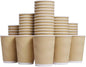 Hot 8 oz Disposable Insulated Corrugated Sleeve Ripple Wall Paper Coffee Cups by ToysSavvy