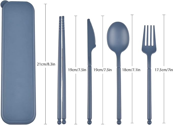 Camping Utensils Set, Reusable Utensils Set - Image 2