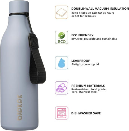 BJPKPK 25oz Insulated Water Bottle, Stainless Steel Bottle - Image 2