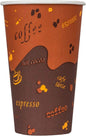 Karat 16 oz Paper Hot Coffee Cups Disposable, Leak-Resistant Double Poly-Lined by Karat