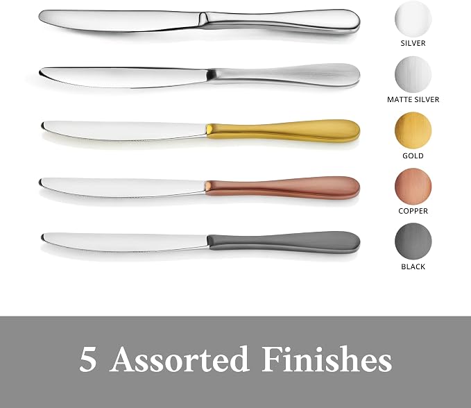 Artaste 18/10 Stainless Steel Flatware 36-Piece Set, Rain 1029130, Matte Finish - Image 5