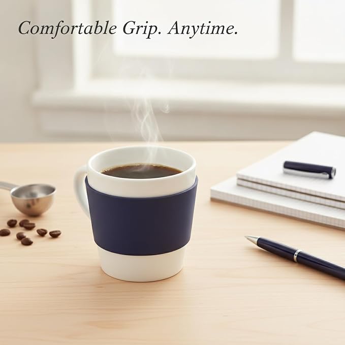 Silicone Grip Sleeve for 16-20oz Handleless Mugs & Tumblers - Image 2
