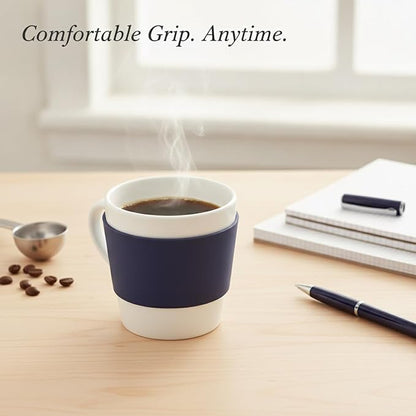 Silicone Grip Sleeve for 16-20oz Handleless Mugs & Tumblers - Image 2