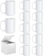 ABBSH Sublimation Coffee mugs, 15 oz White Coffee Mugs Tazas Para Sublimacion by ABBSH