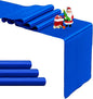 4-Pack Royal Blue Satin Table Runner 12 x 108 Inch Long Bright and Smooth Silk by Pufogu