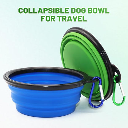 Dog Bowl Pet Collapsible Bowls, 2 Pack - Image 2