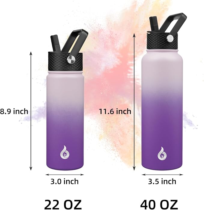 BJPKPK 22oz Insulated Water Bottle - Image 4